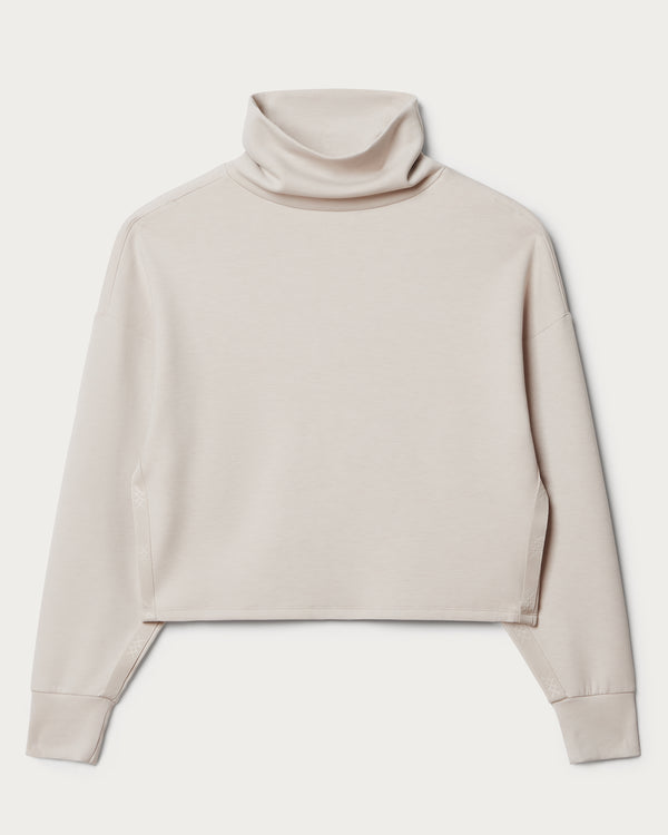 Rhone DreamGlow Mock Neck Pullover - Sand – Bo & Company