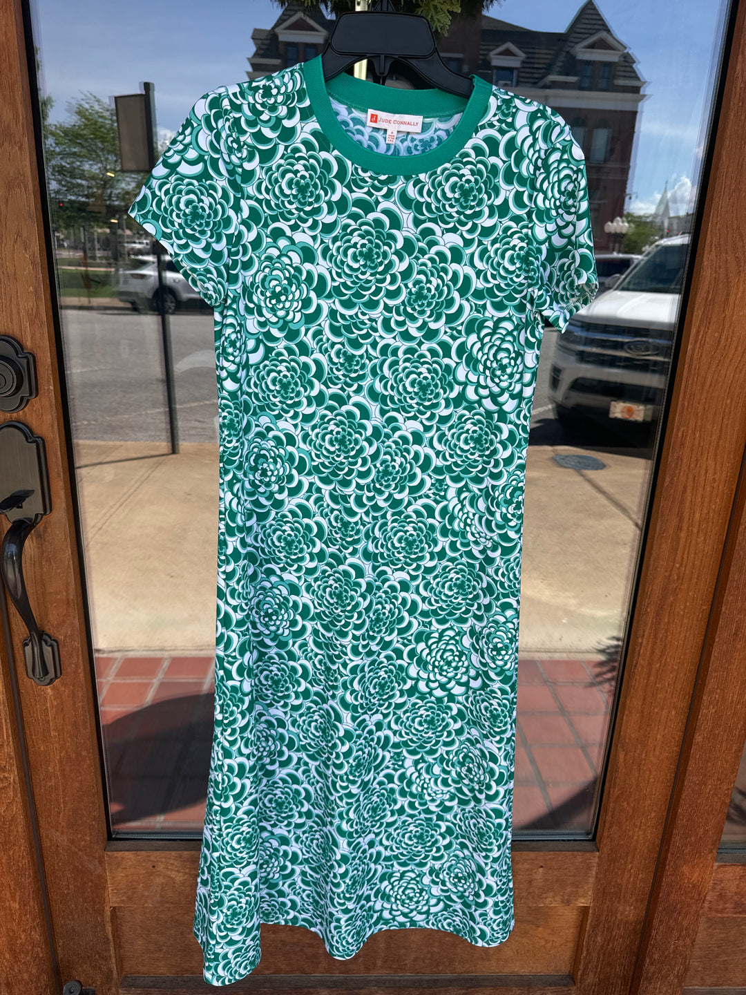Jude Connally Alexandra Dress - Blooms White Jade