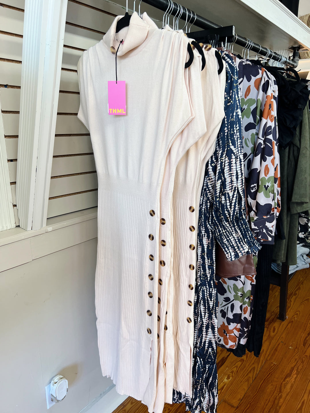 THML Turtleneck Sweater Dress
