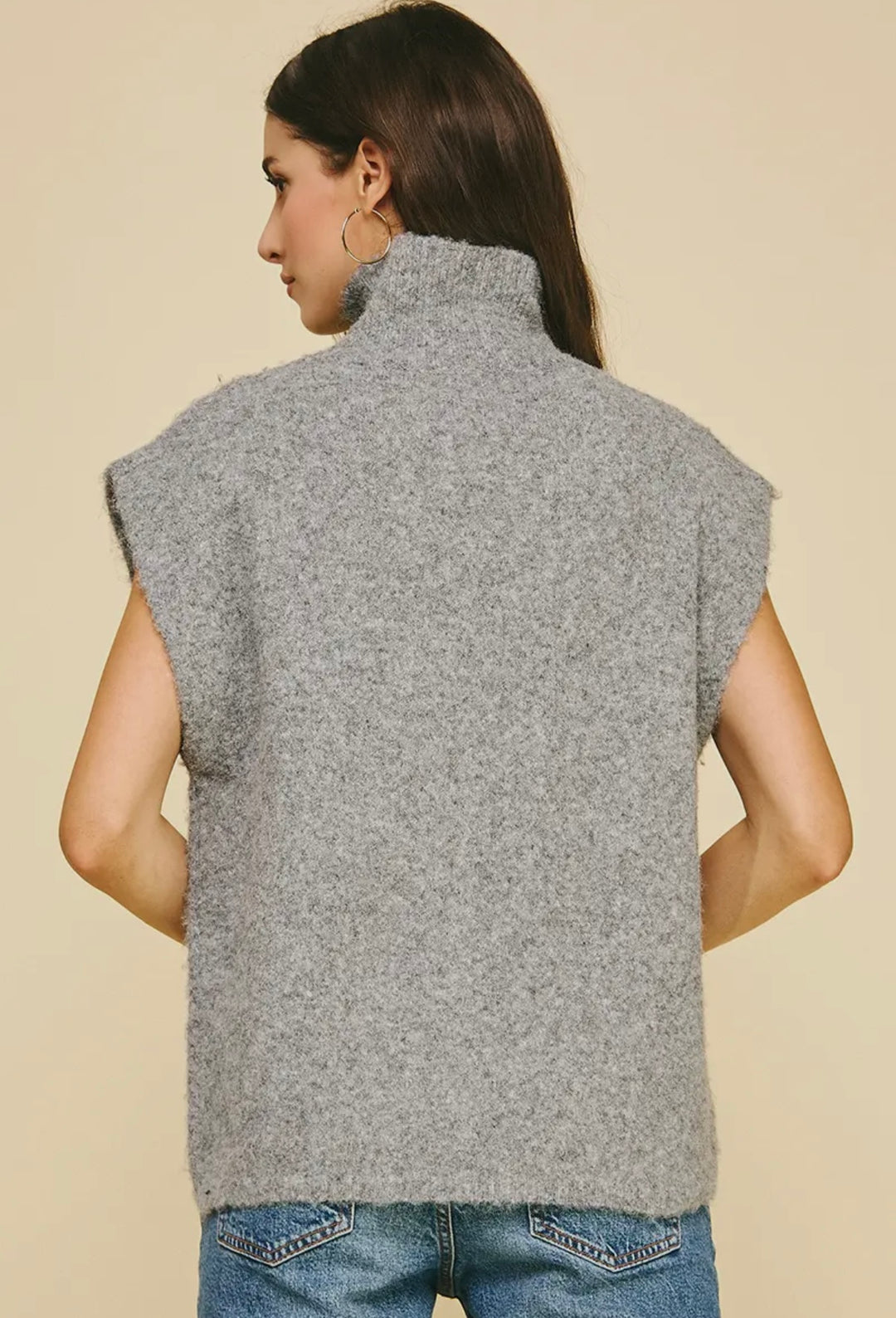 Pinch Charcoal Turtleneck Sweater