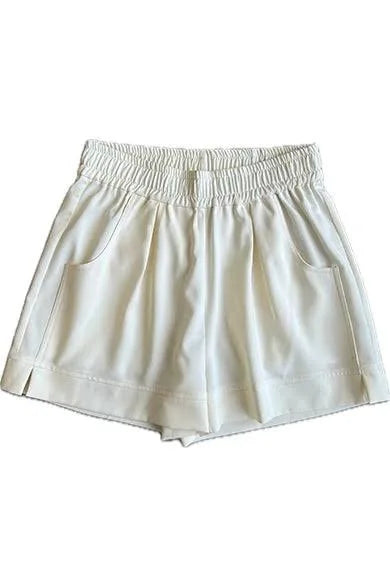Joy Joy Pull-On Short - Ivory