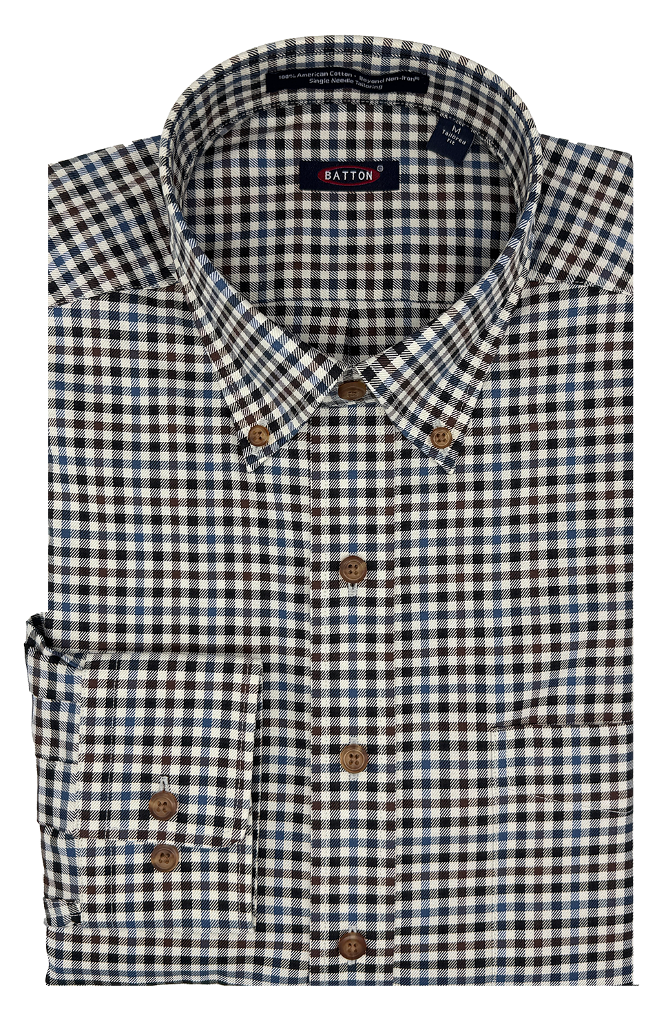 Batton Stewart Non-Iron Button Down- Navy