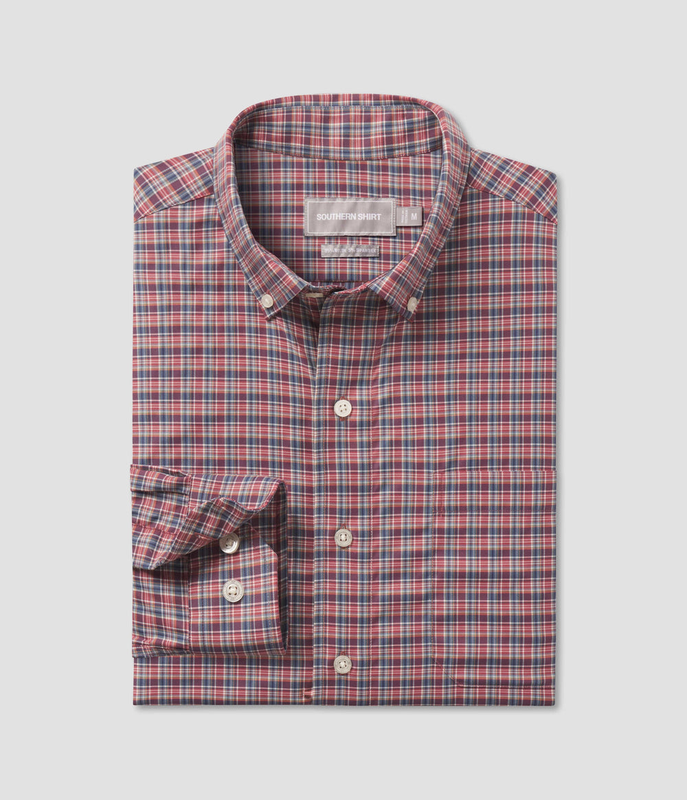 Southern Shirt Carver Plaid Long Sleeve Button Down Shirt