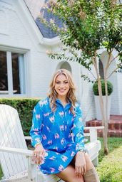 Karlie Poppy Pocket Shirt Dress