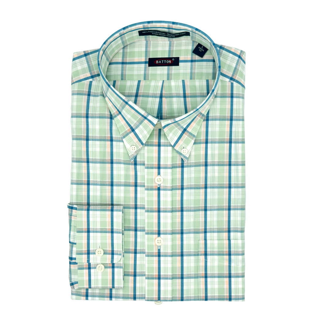 Batton Graham Classic Long Sleeve Button Down Shirt