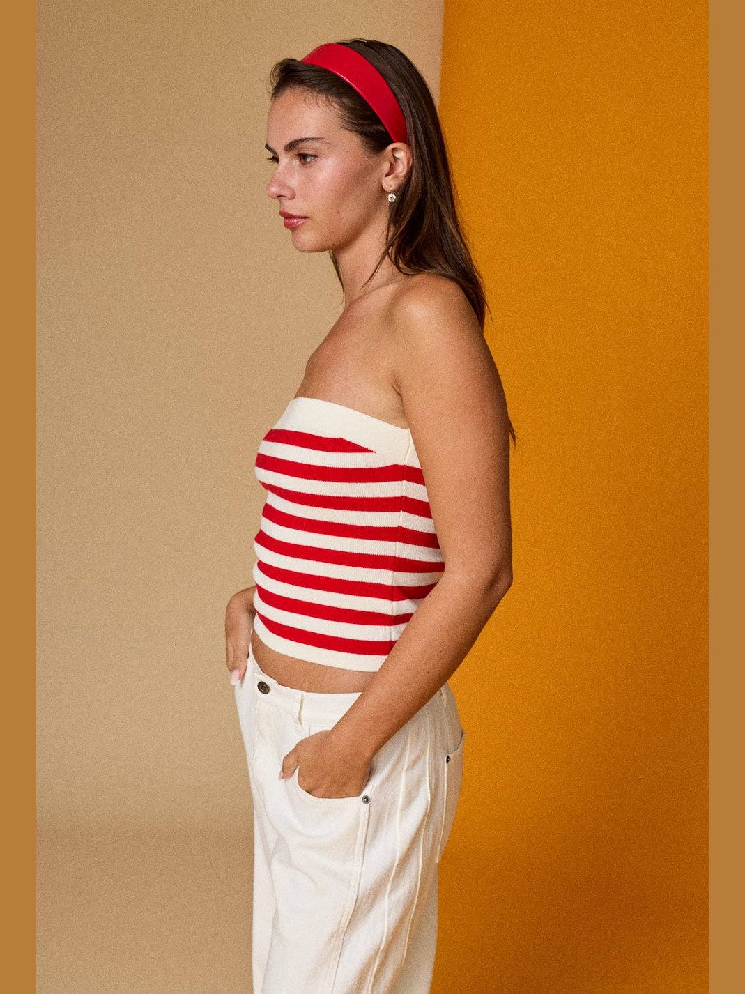 Striped Tube Top