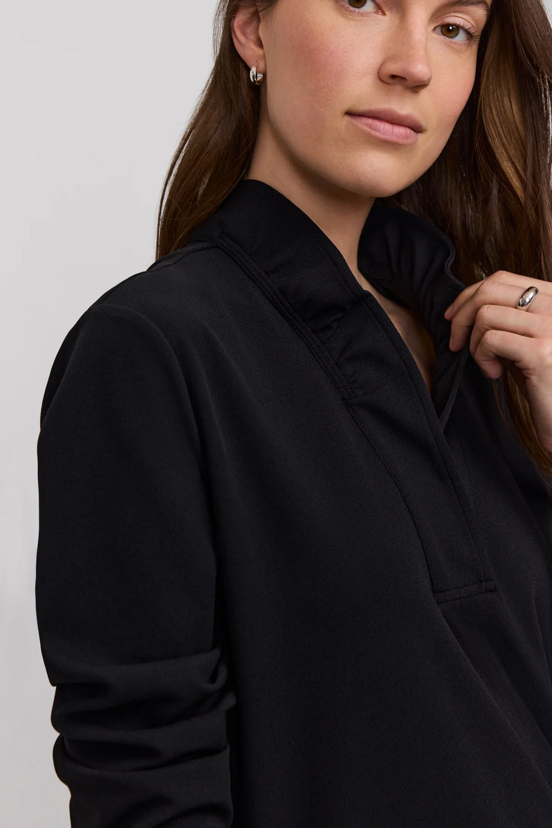 Tammy Knit Crepe Long Sleeve Dress