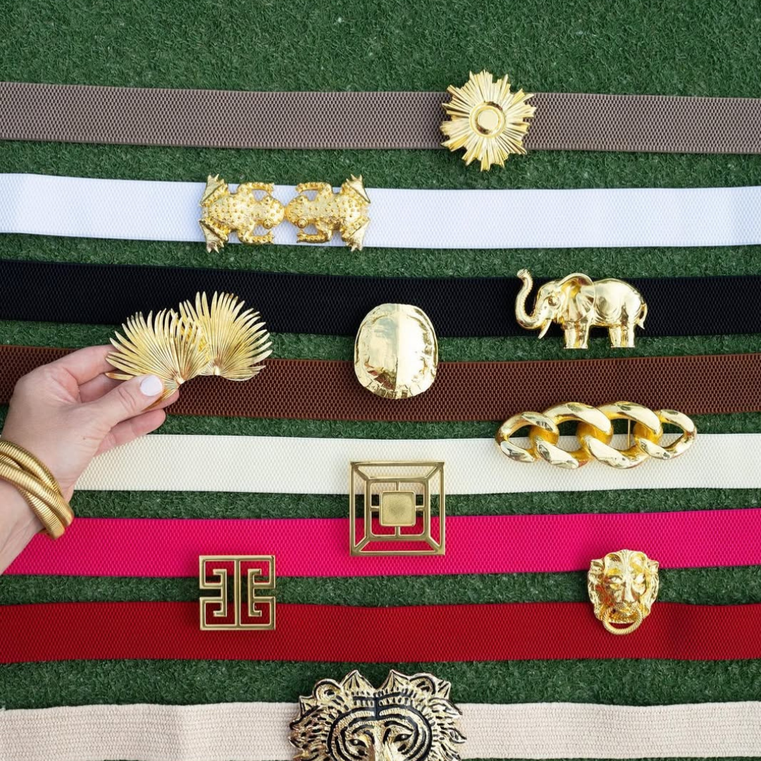 Garland Red Interchangeable Stretch Belt Band