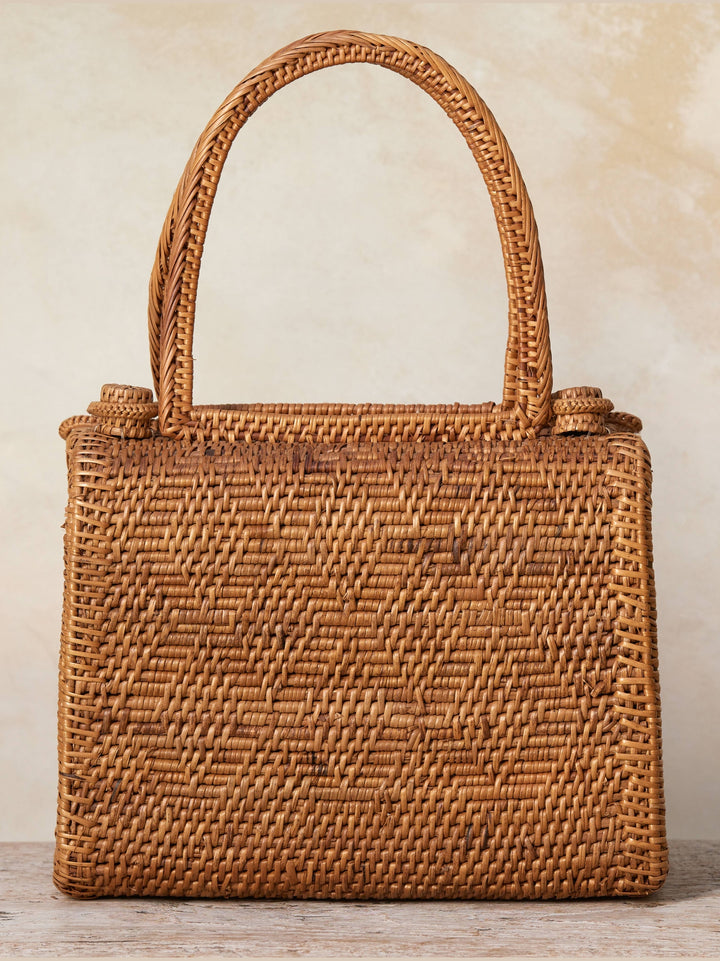 Ata Vine Handbag - Natural
