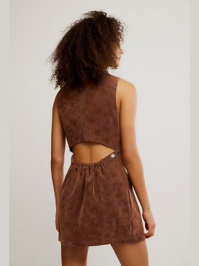 Free People - Atlas Suede Mini Dress Bo & Company Free People - Atlas Suede Mini Dress Bo & Company