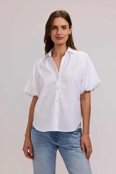 Paula Solid Puff Sleeve Shirt