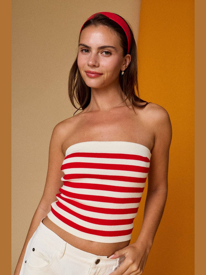 Striped Tube Top