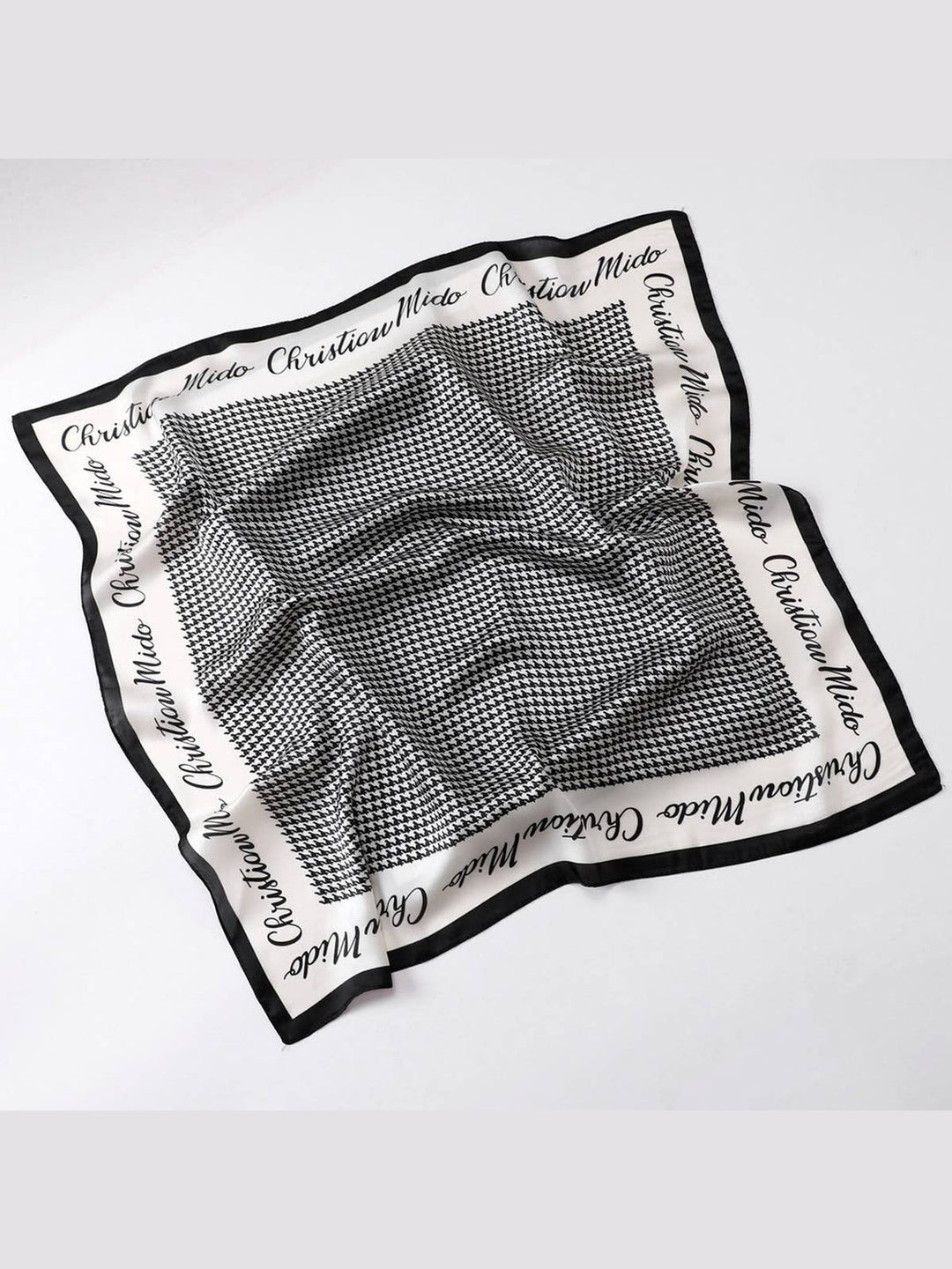 Designer-Inspired Square Silk Scarf