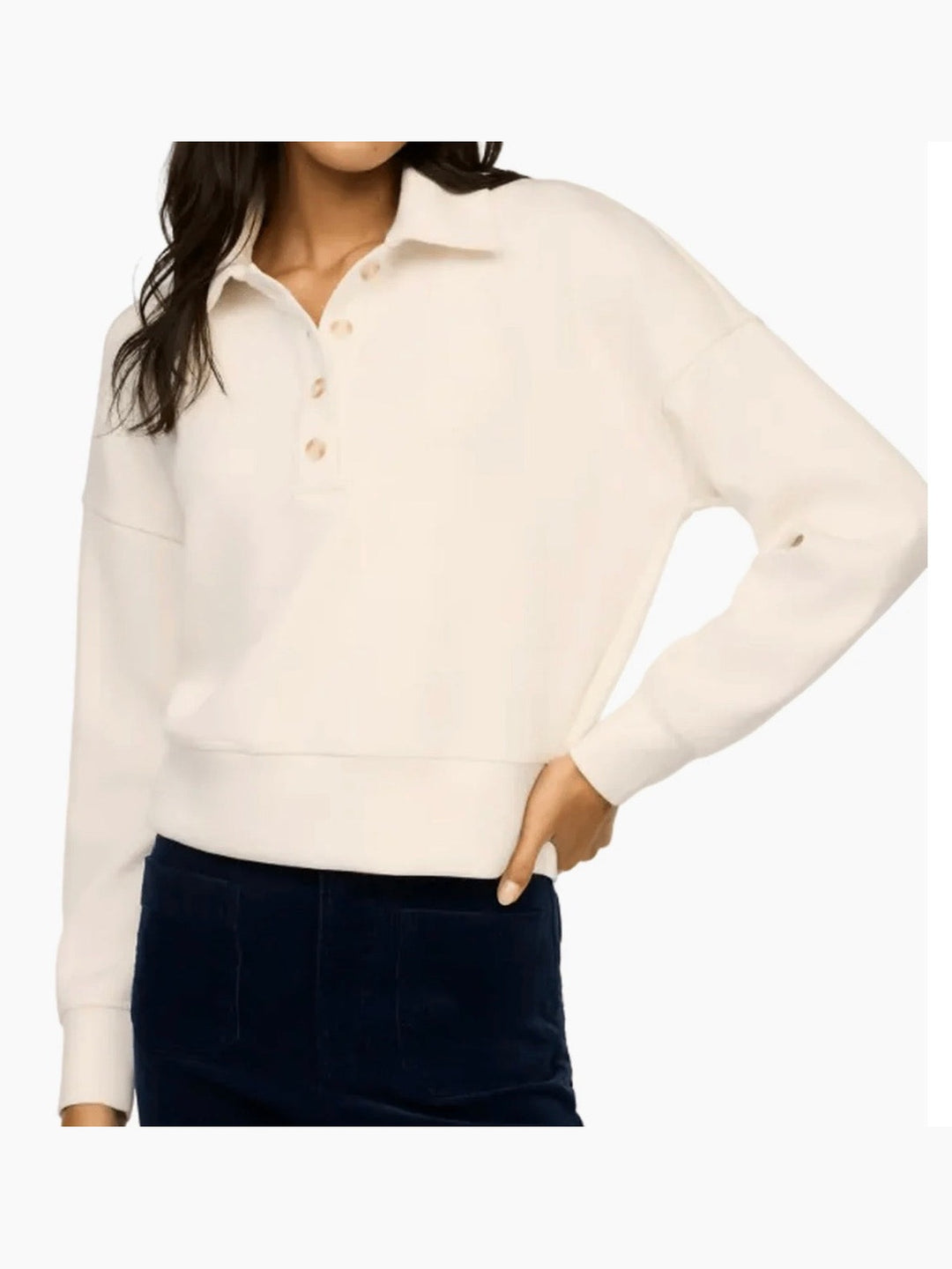 Spanx AirEssentials Rugby Pullover Top