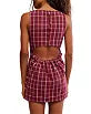 Atlas Plaid Mini Cotton Dress
