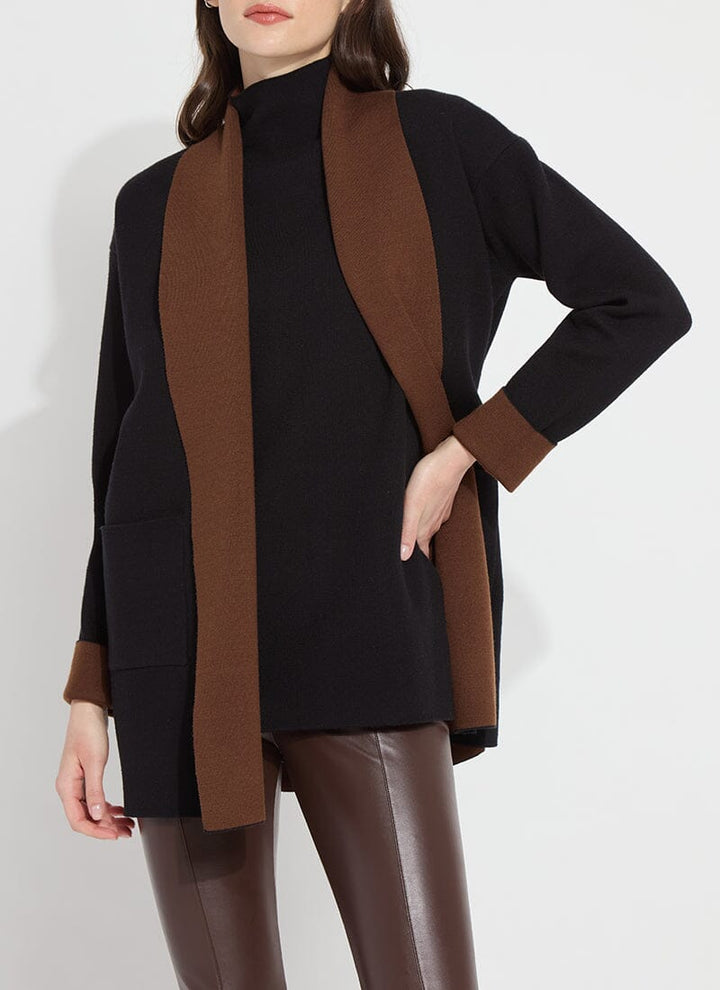 Lysse Cortado Knit Sweater Cardigan - Black