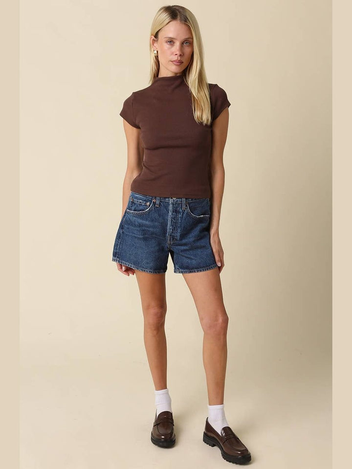 Anora Neck Knit Top