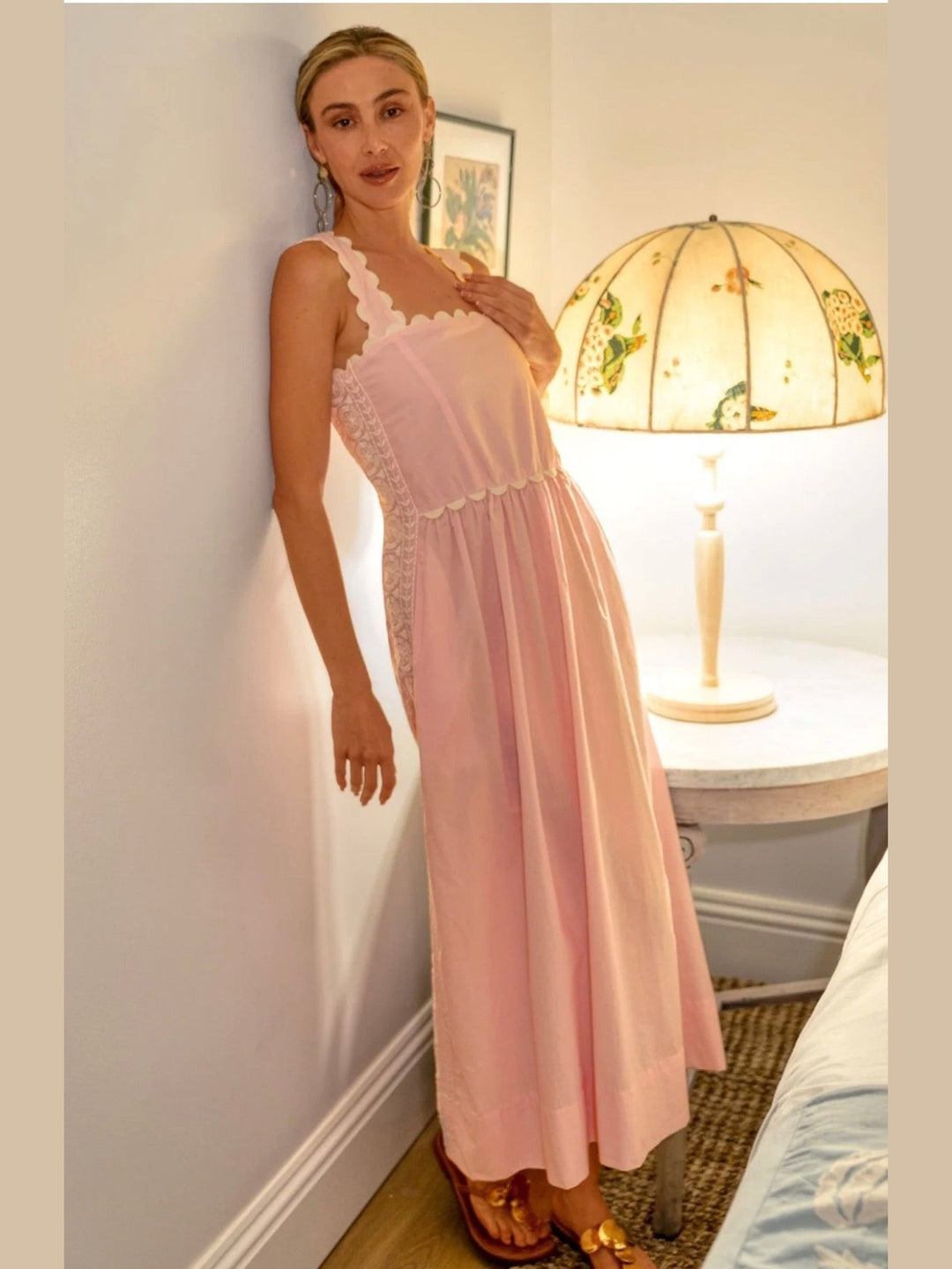 Ziggy Dress in Pale Pink