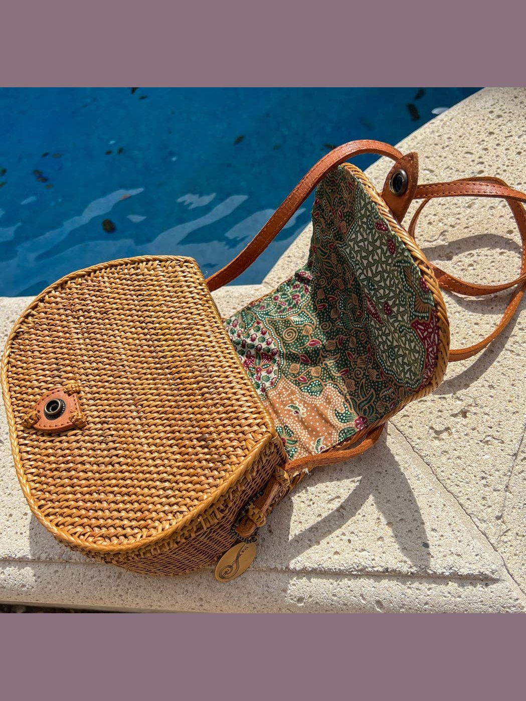 Ata Vine Saddle Bag Crossbody Bag