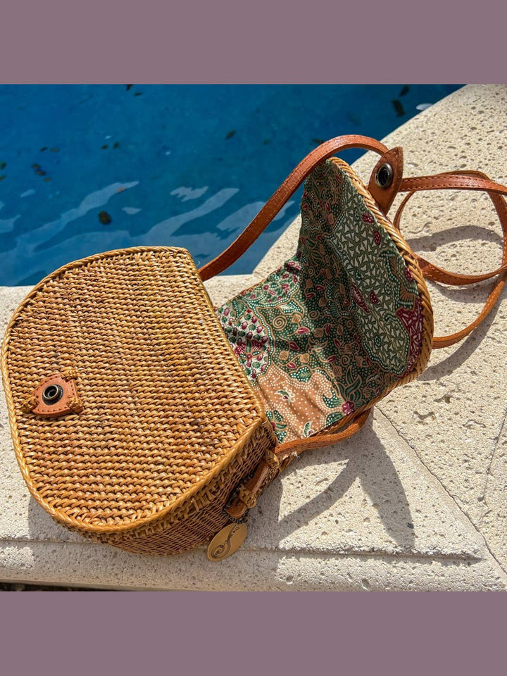 Ata Vine Saddle Bag Crossbody Bag