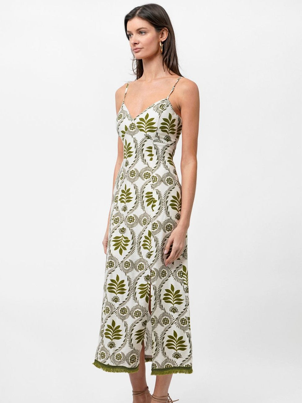 adelyn rae dress Adelyn Rae Dione Ruffled Tiered Midi Dress TandyWear