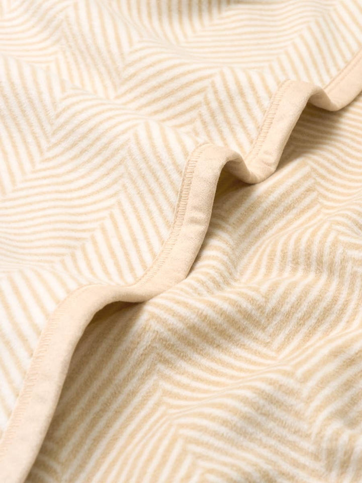 Harborview Herringbone Cream Blanket