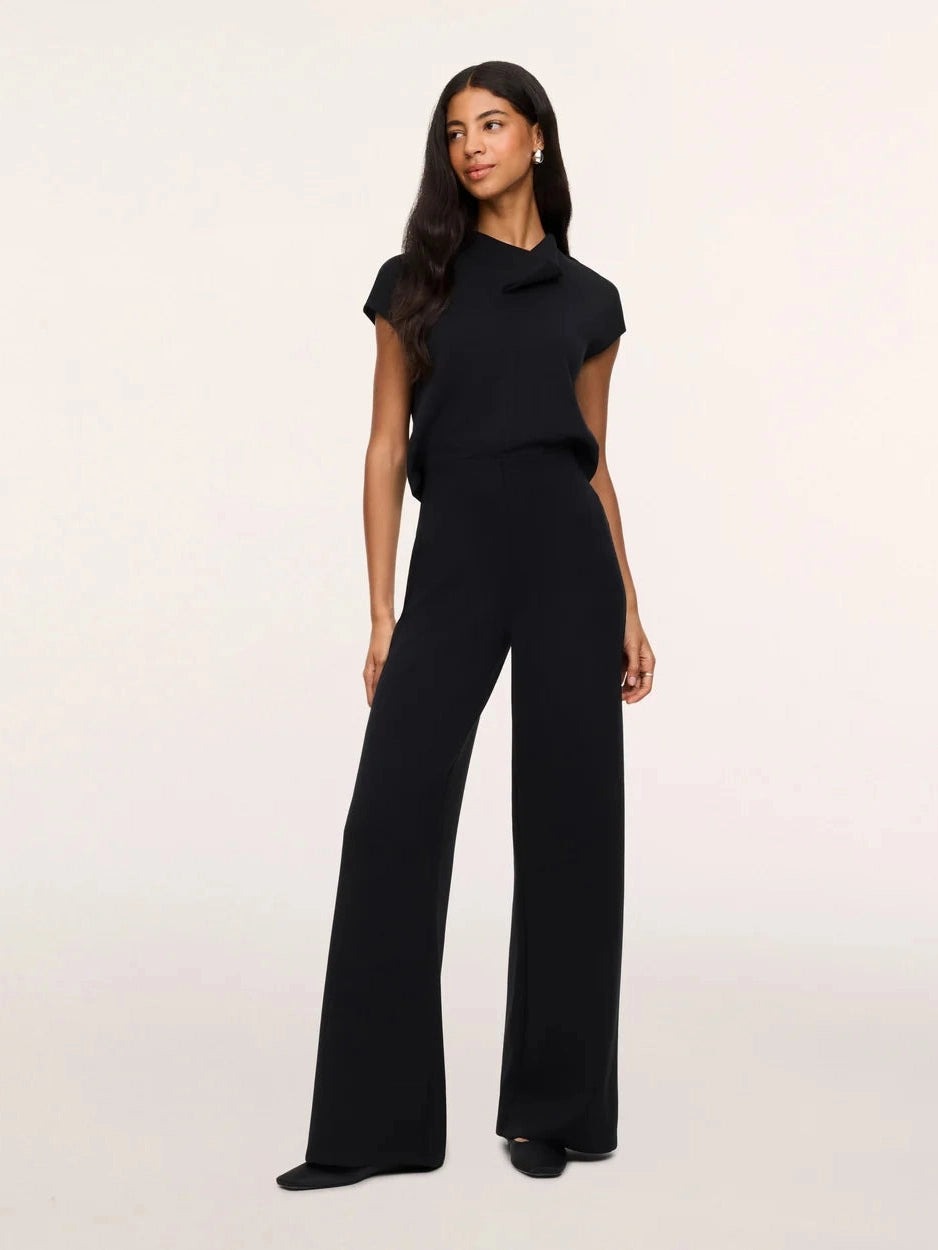 Spanx Draped Cowl Neck Jumpsuit
