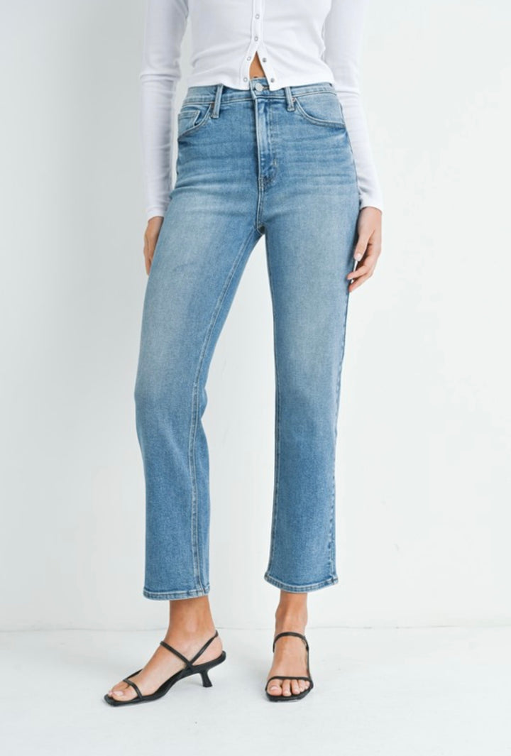 Just Black Denim Classic Straight Jean- Light Denim