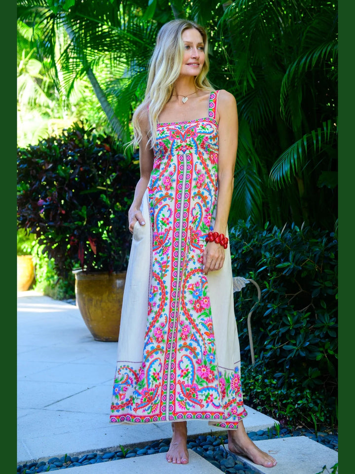 Annalisa Dress in Scroll With It