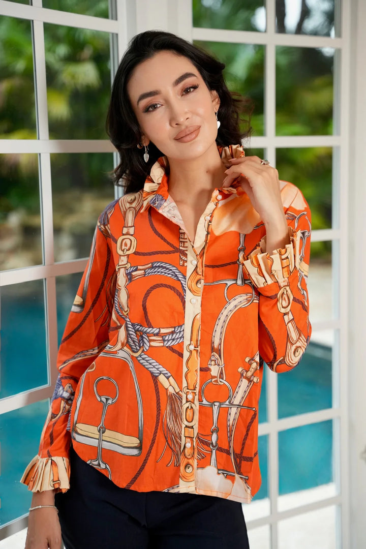 Just Darviny Paris Shirt - Kentucky Saffron