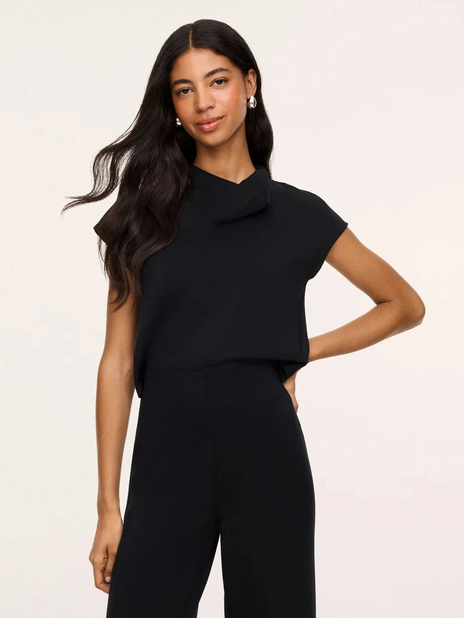 Spanx Draped Cowl Neck Jumpsuit