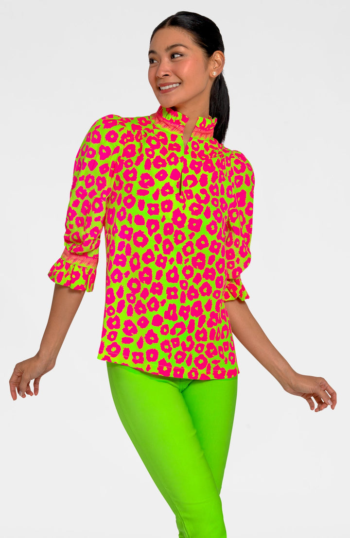 Gretchen Scott Ruffneck Tunic - Me Jane