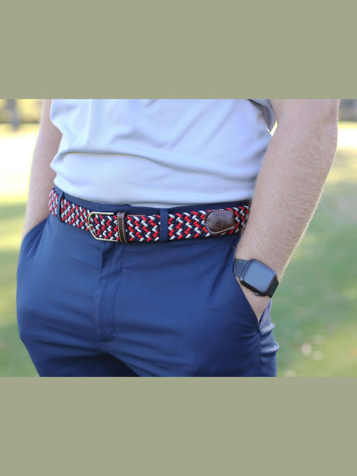 The Oxford Woven Stretch Belt