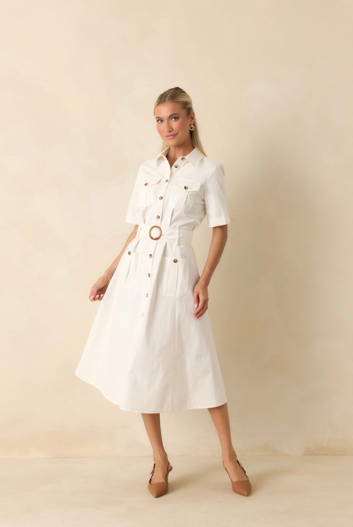 Bentley Dress - White