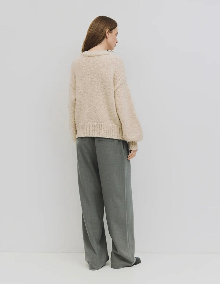The Alma Cardigan - Oatmeal