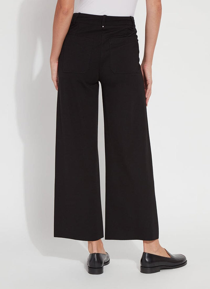 Lysse Erin Wide Leg Ponte Pant- Black