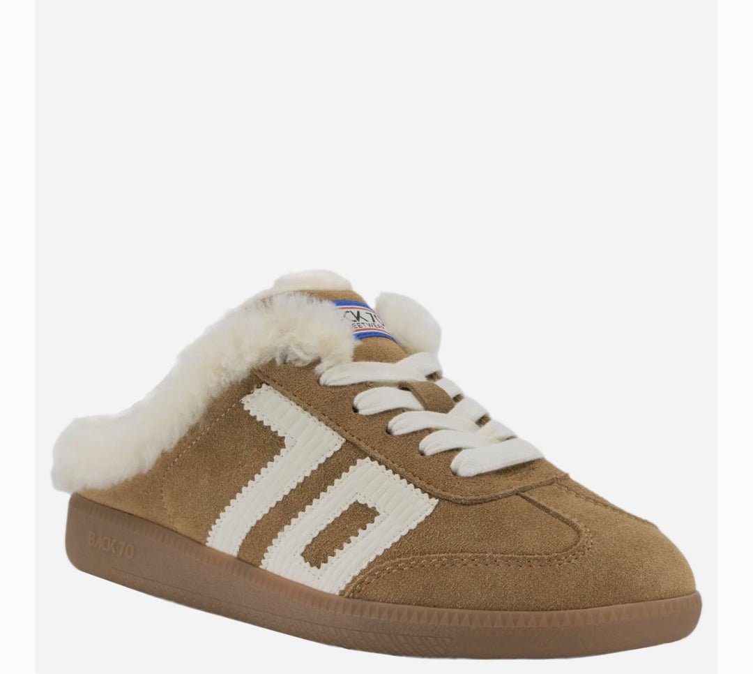 Easter FL Backless Sneakers - Tobacco White