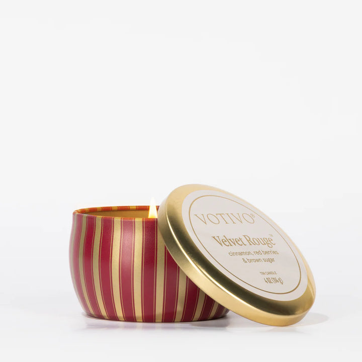 Tin Candle - Velvet Rouge