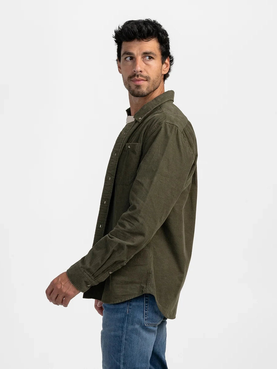 Southern Shirt Co. Fieldstone Cord Flannel Shirt - Trailhead