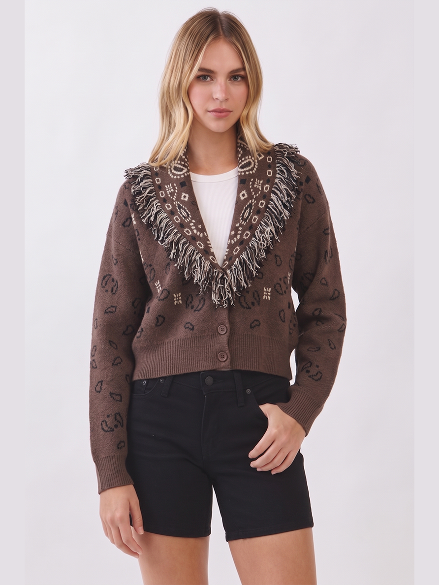Montana Bandana Cardigan
