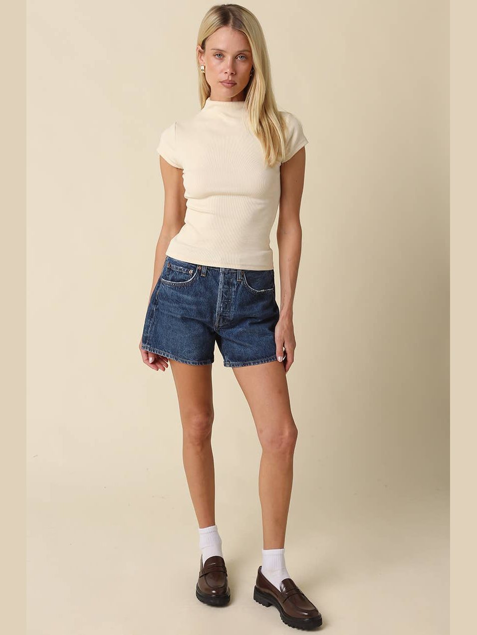 Anora Neck Knit Top