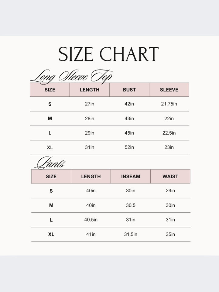 Blue Christmas - Long Pajama Set