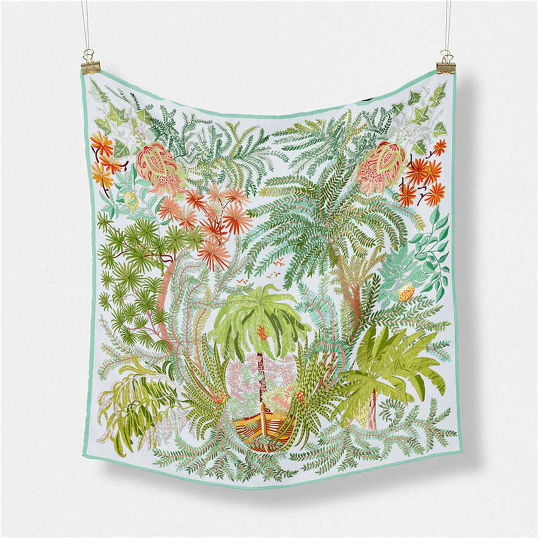 Palm Royale Silk Scarf