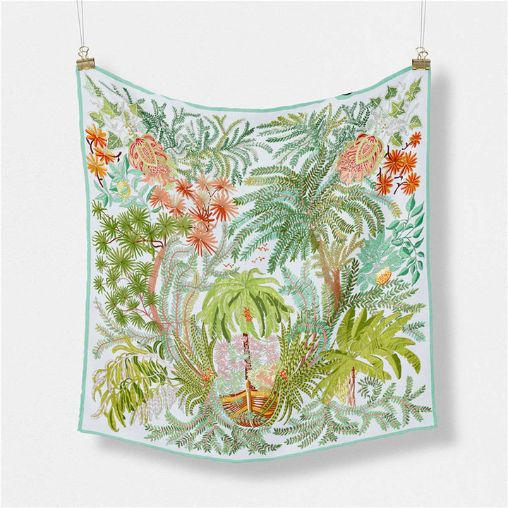 Palm Royale Silk Scarf