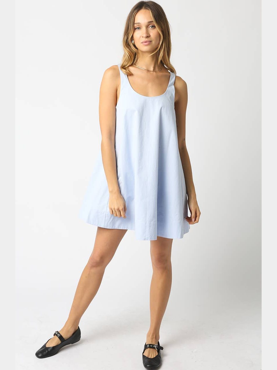 Ariel Sleeveless Swing Mini Dress