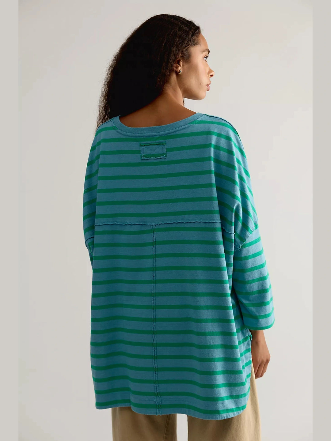 Two Sense Long Sleeve Top - Blue Combo