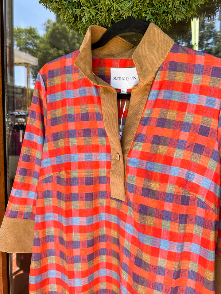 Smith & Quinn Sophia Dress- Campers Check