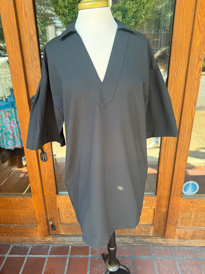 THML Textured Shift Dress
