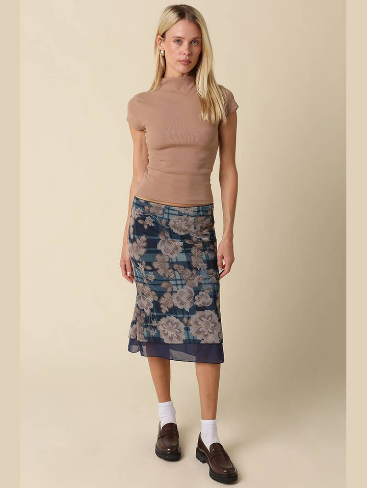 Anora Neck Knit Top