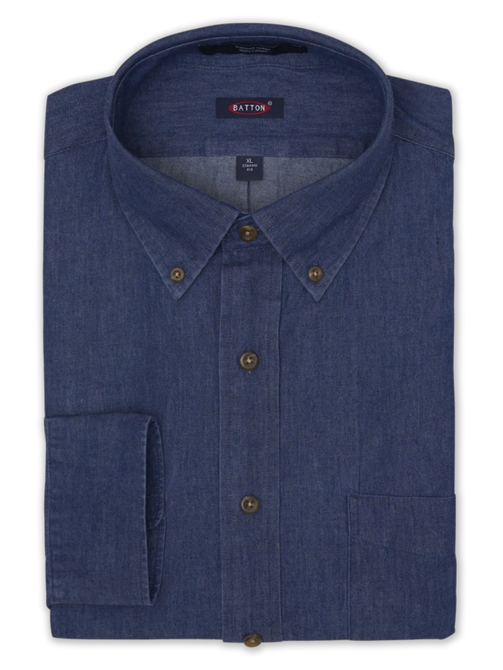Batton Denim Classic Fit Button Down Shirt